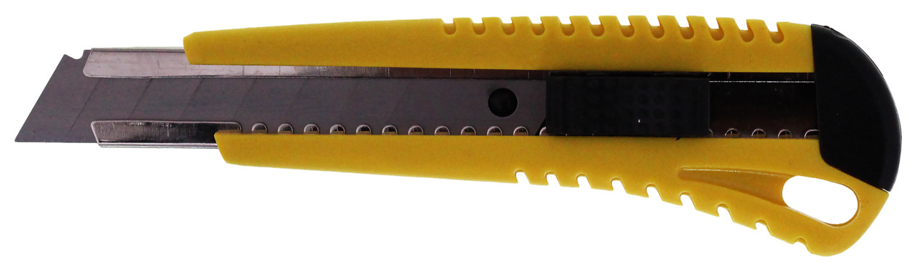 Ніж канцелярський 4OFFICE (4-349), металева направляюча, автофіксатор, 18 мм